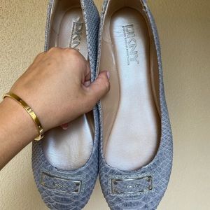 DKNY leather flats